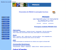 Tablet Screenshot of proges.fr